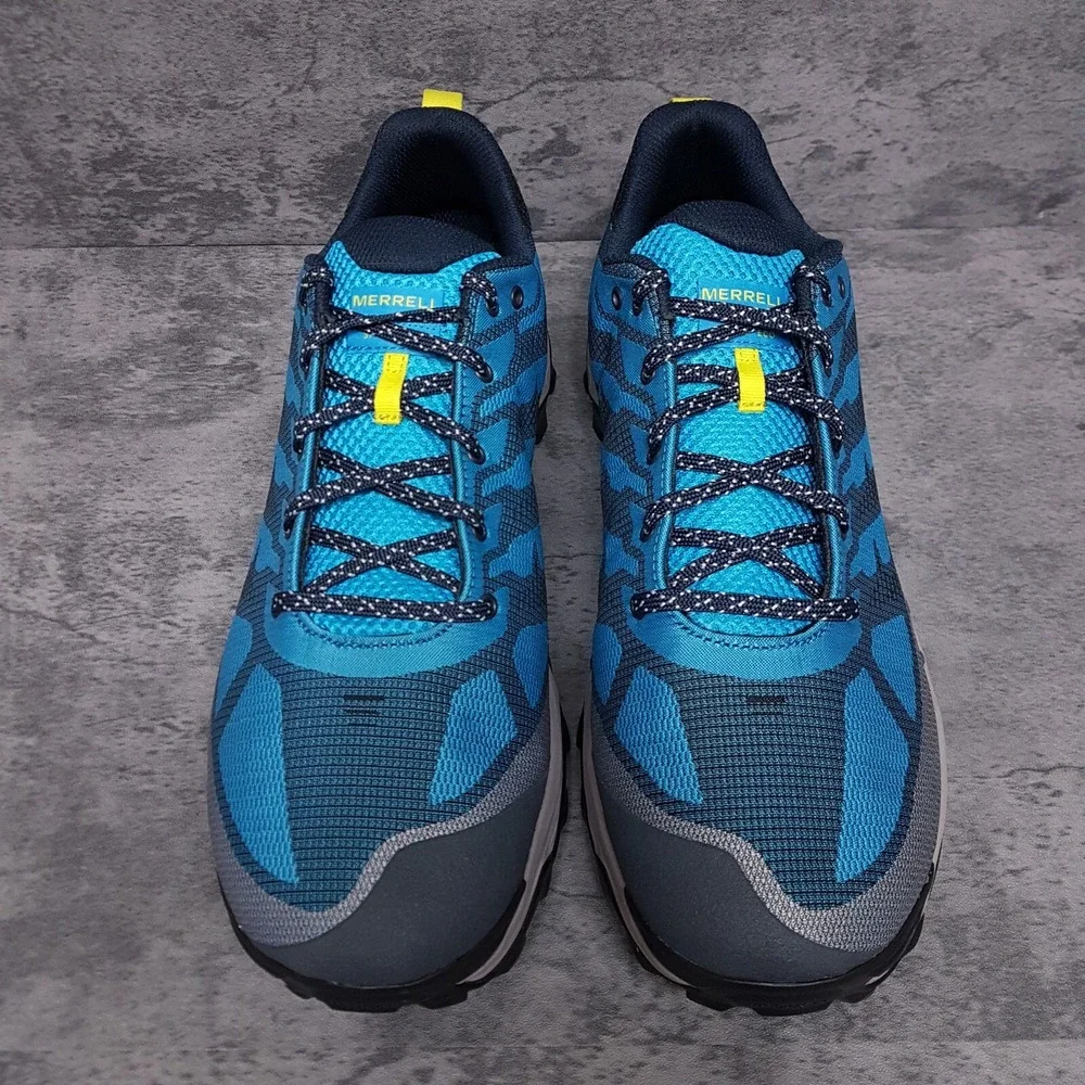 MERRELL Speed Eco Hiking Trail Shoes Mens Size‎ 14 Blue Tahoe Paloma